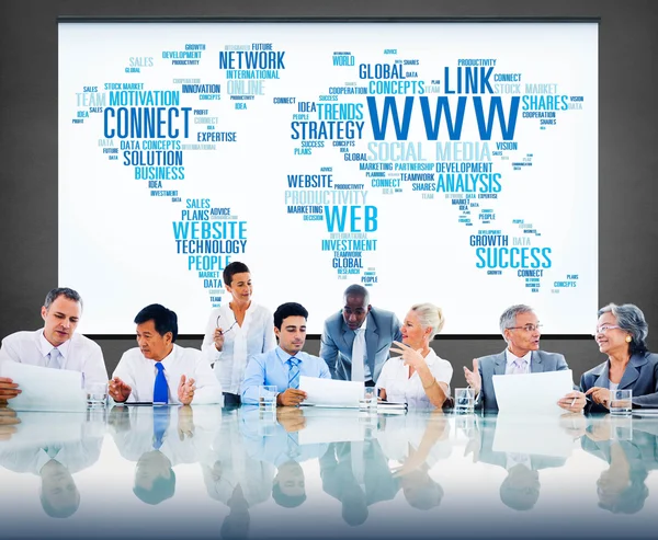 Global Networking Concept — Stock Photo, Image