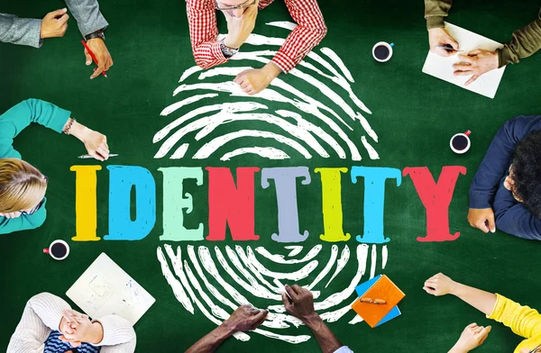 Impronte digitali Identity Protection Safety Concept — Foto Stock