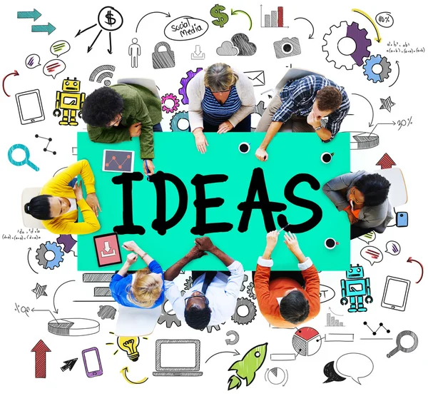 Idee Kreativität imgination thinking concept — Stockfoto