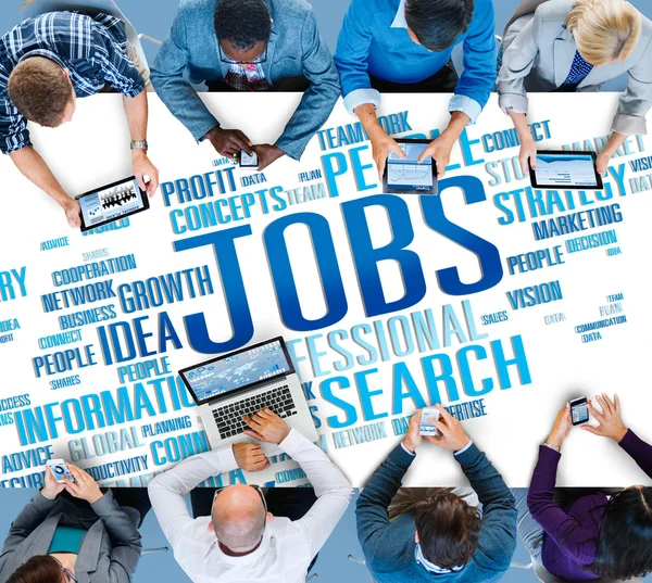 Θέσεις εργασίας κατοχής απασχόλησης σταδιοδρομίες έννοια — Φωτογραφία Αρχείου