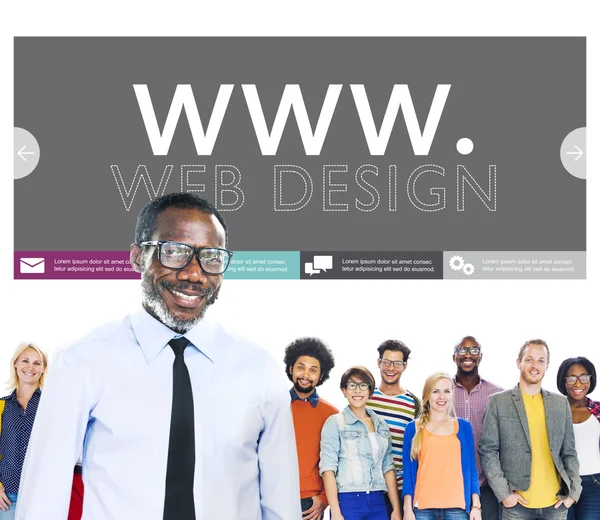 Www Web Design Concept — Stock Photo, Image