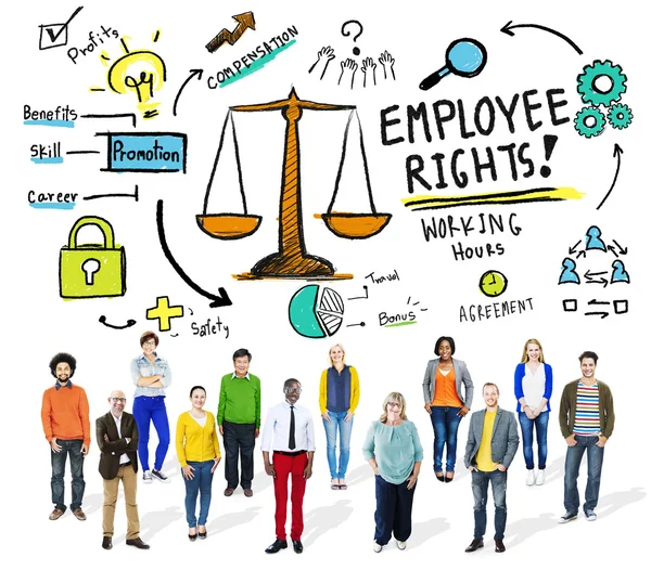 Employee Rights  Job People Diversity Concept — Stock Photo, Image