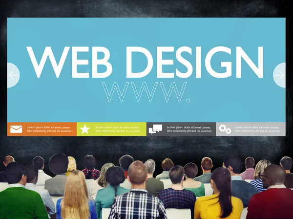 Www Concepto de Diseño Web — Foto de Stock
