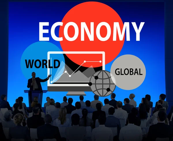 Economía Global Business Concept — Foto de Stock