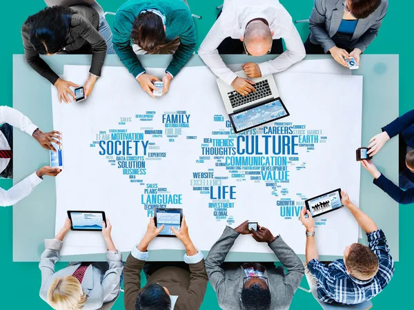 Cultura Comunidad Ideología Sociedad Concepto — Foto de Stock