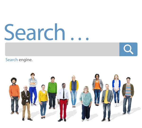 검색 검색 찾기 인터넷 개념 — 스톡 사진