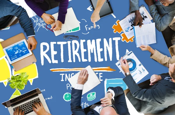 Retirement Insurance Plan Benefits Concept — Stock Photo, Image