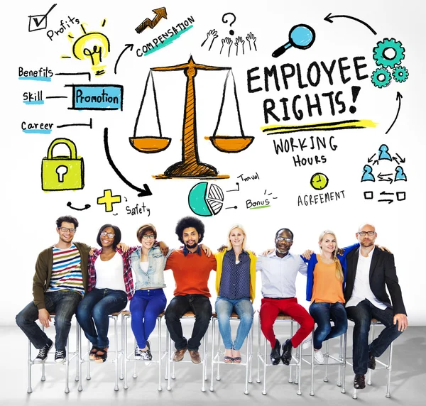 Employee Rights People Friendship Concept — Stock Photo, Image