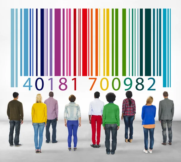 Barcode-Lesekonzept — Stockfoto