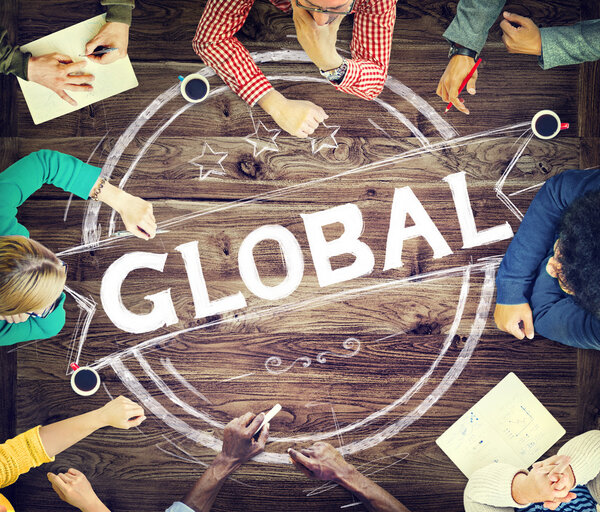Global Globalization Communication Concept