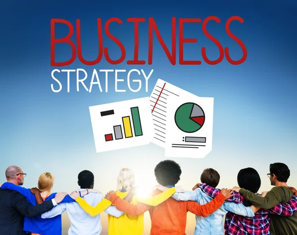 Pojęcie strategii biznesowej — Zdjęcie stockowe