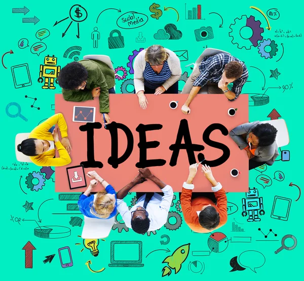 Idea Creatividad Concepto de pensamiento de inginación — Foto de Stock