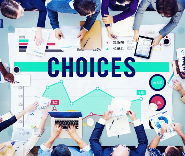 Choice Decision Marketing Concept — Stock Photo, Image