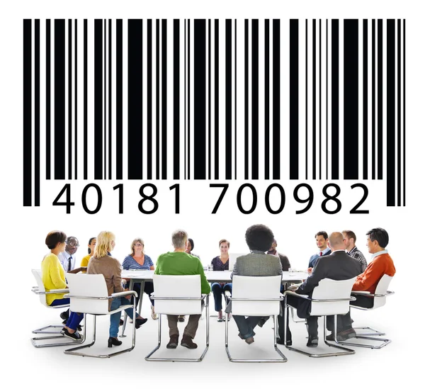 Barcode-Identitätskonzept — Stockfoto