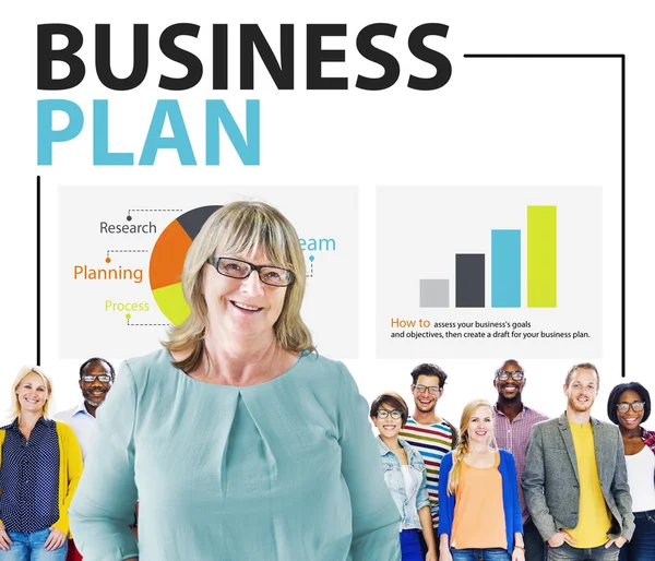 Business Plan Strategy Concept — Stock Photo, Image