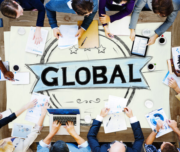 Global Globalization Communication Concept