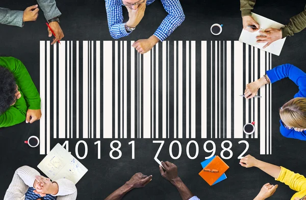 Barcode-Lesekonzept — Stockfoto