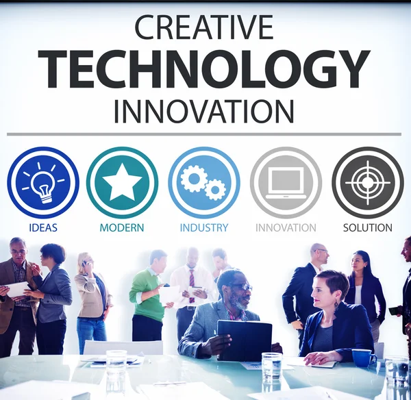 Kreatives technologisches Innovationskonzept — Stockfoto