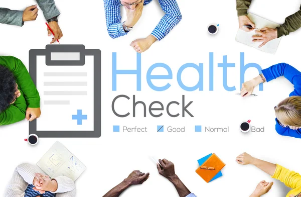Health Check Diagnosis Analysis Concept — Stock Photo, Image