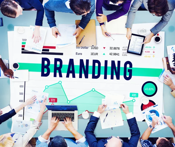 Brand Marketing Concetto di strategia aziendale — Foto Stock