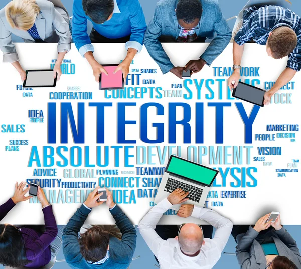 Conceito de análise da estrutura de integridade — Fotografia de Stock