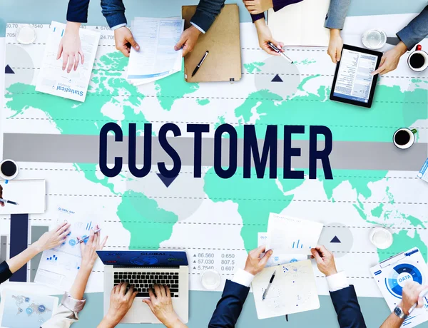 Customer Buyer Marketing Service Concept — Stock Photo, Image