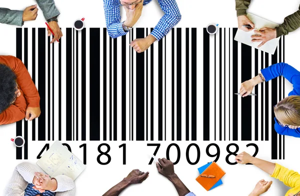 Barcode-Lesekonzept — Stockfoto