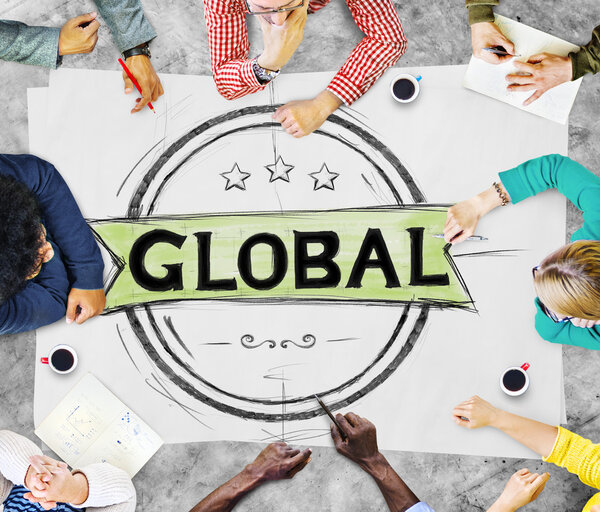 Global Globalization Communication Concept