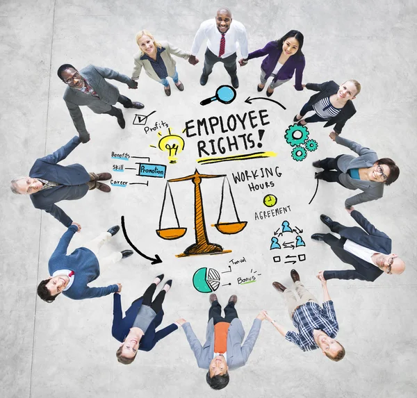 Derechos de los empleados Job Business Support Concept — Foto de Stock