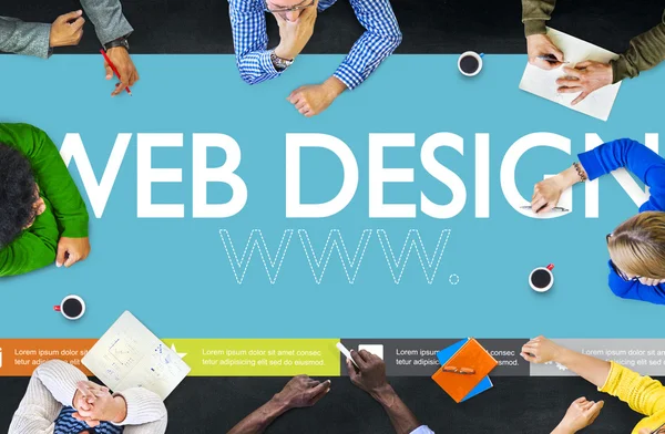 Concetto di Web Design Www — Foto Stock