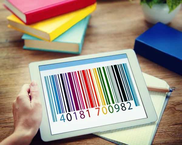 Barcode-Lesekonzept — Stockfoto