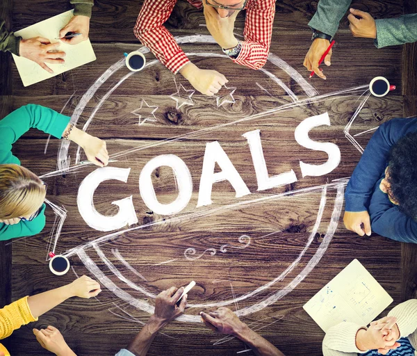 Goal Aspiration Expectation Dreams Konsep — Stok Foto