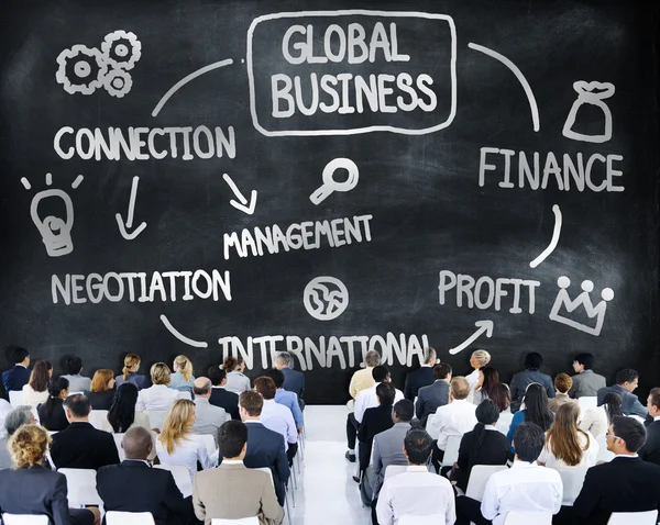 Global Business Management Concept — Stockfoto
