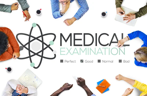 Examen médico Diagnóstico Concepto de Bienestar — Foto de Stock