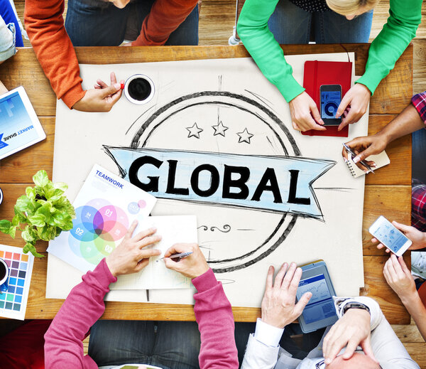 Global Globalization Community Concept
