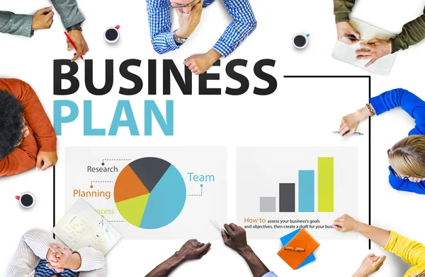 Business Plan strategie Concept — Stockfoto