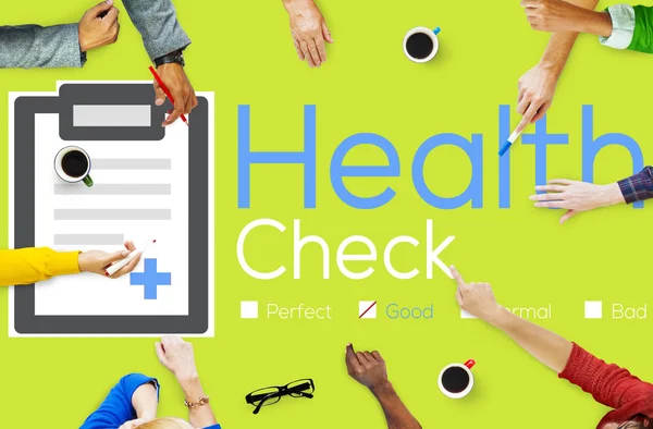 Gezondheid Check diagnose analyse Concept — Stockfoto