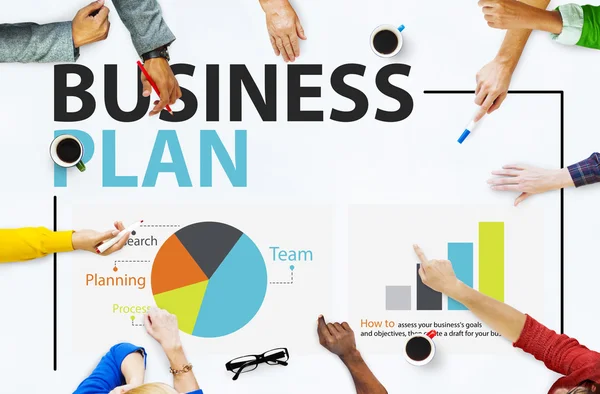 Business Plan Strategy Concept — Stock Photo, Image