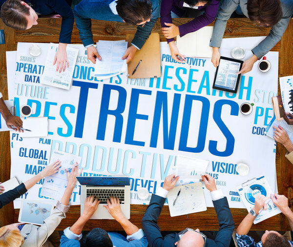 Diverse people and World News Concept