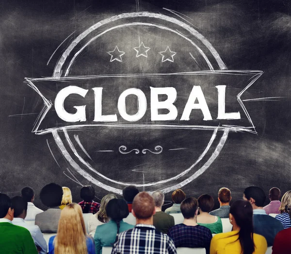 Konzept der globalen Globalisierungsgemeinschaft — Stockfoto