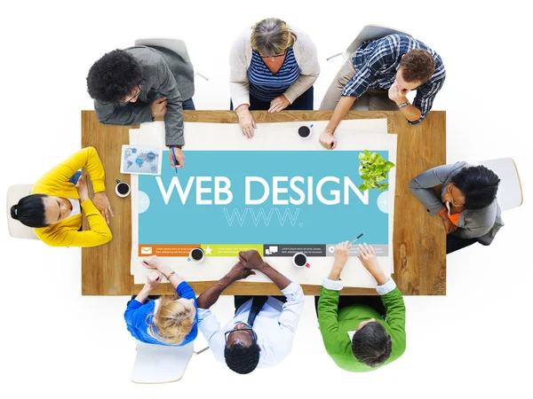 Concetto di Web Design Www — Foto Stock