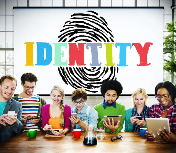 Fingerprint Identity Protection Safety Concept — Stock Photo, Image