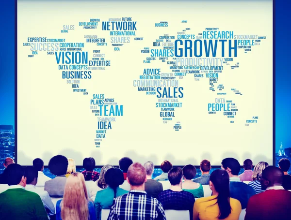 Growth Sales Vision Team Concept — Stock Photo, Image