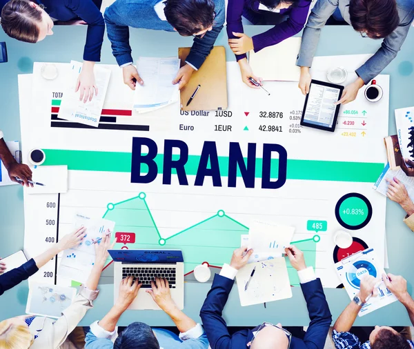 Brand Marketing Conceito de Estratégia de Negócios — Fotografia de Stock