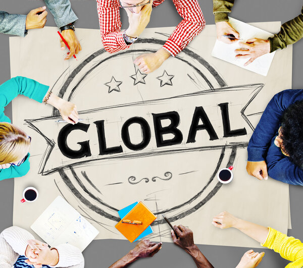 Global Globalization Communication Concept