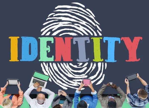 Finger print Identity Concept — Stock Photo, Image