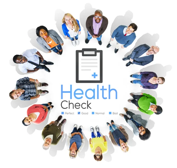 Health Check diagnos analys koncept — Stockfoto