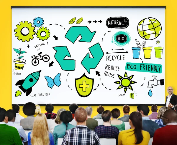 Recycle verminderen hergebruik Eco Concept — Stockfoto