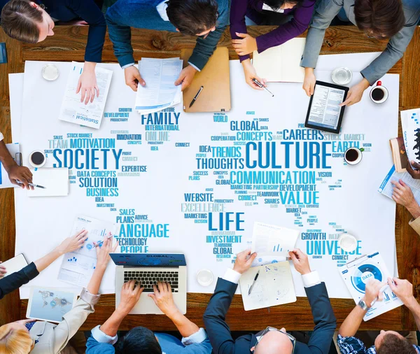 Cultura Comunidad Ideología Sociedad Concepto — Foto de Stock