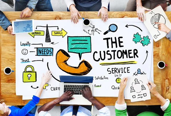 Het Customer Service Concept — Stockfoto